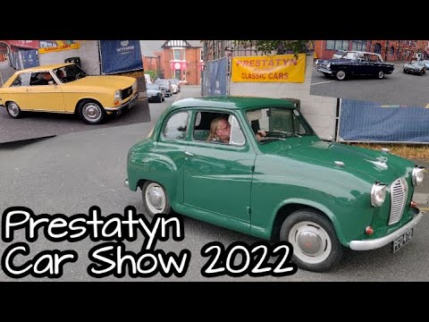 Prestatyn Classic Car Show 2022 - cars seen arriving 29.08.22 Austin Ford Triumph American Vauxhall