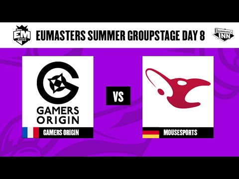 GO vs mouz | EU Masters Sommer 2020 Gruppenphase - Day 8 [GER]