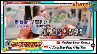 Download lagu Karaoke Mandarin 'Huang Cia Cia - Ai Jiang Shan Geng Ai Mei Ren' FamaLe Key ✨✨✨ mp3