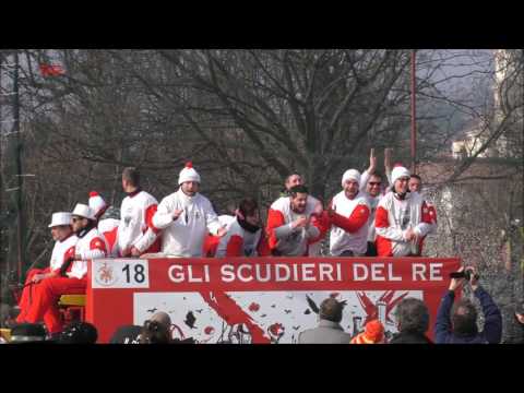 Gli Scudieri Del Re carro da getto - Carnevale Ivrea 2017