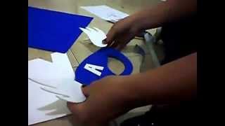 como hacer un antifaz y escudo del capitan america