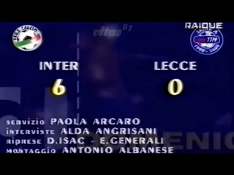Inter-Lecce 6:0, 1999/2000 - Domenica Sportiva