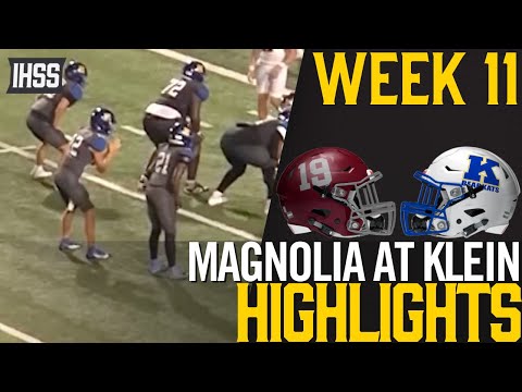 Thrilling Finish: Klein vs. Magnolia High School Football Highlights