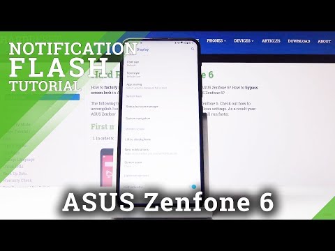 How to Enable Flash Notifications on ASUS Zenfone 6 –  LED Notifications