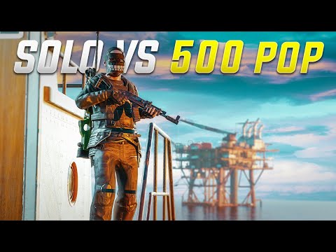 Solo Rust on a 500 Pop Server – Full Wipe Progression