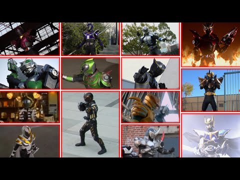 Kamen Rider Dragon Knight All Rider Henshin & Forms