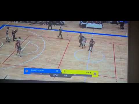 Detalji četvrta četvrtina Borac Zemun - Pirot, 05.02.2022