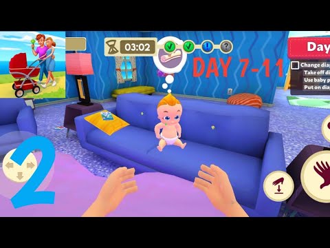 Mother Simulator : Happy Virtual Family Life Day 7 - 11 Part #2