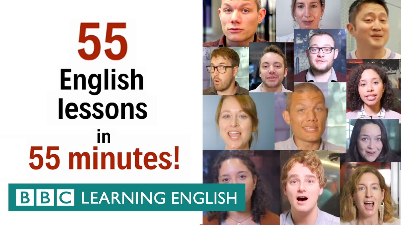 55 English lessons in 55 minutes! Grammar & Vocabulary Mega Class