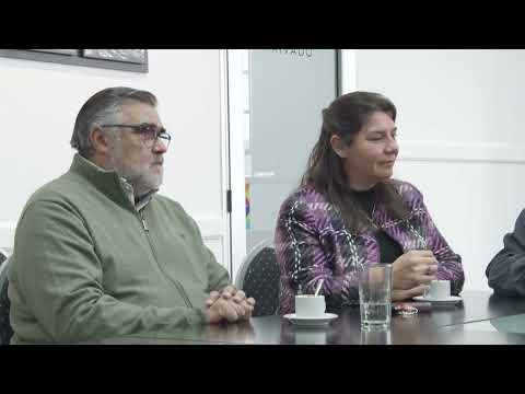 El intendente Jorge recibió a representantes del Colegio de Ingenieros