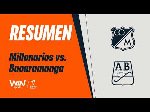 Millonarios vs. Bucaramanga (resumen y goles) | Liga BetPlay Dimayor 2026-2 | Fecha 1
