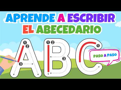 Aprende a Escribir el Abecedario✏️ |Tutorial Paso a Paso para Niños 🧒👧| A B C Fácil y Divertido 🎉"