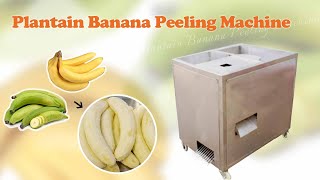 Hot-sale automatic green plantain banana peeling machine fit for various banana sizes at best price