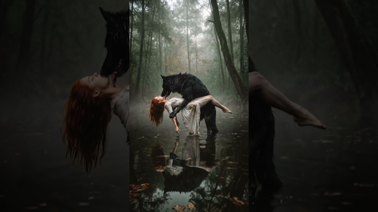 While the narrow trees creak…