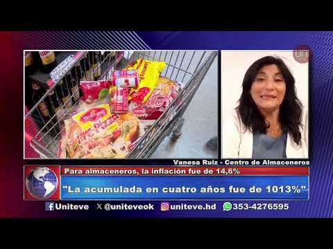 Para almaceneros, la inflación fue de 14,6%