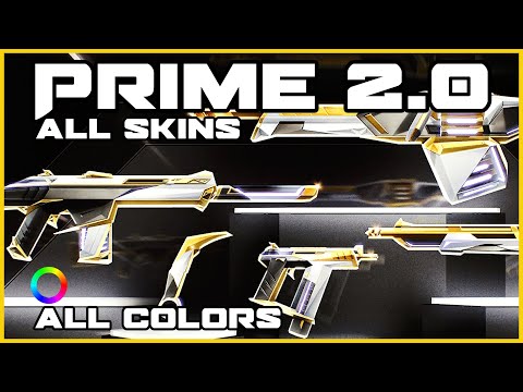VALORANT Prime 2.0 Skin Bundle (ALL COLORS IN-GAME) | NEW Skins Collection Showcase