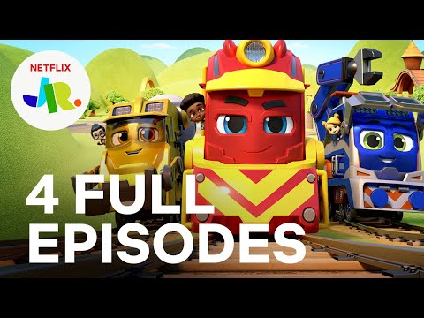 Mighty Express Season 1 FULL EPISODE 6-10 Compilation 🛤 Netflix Jr
