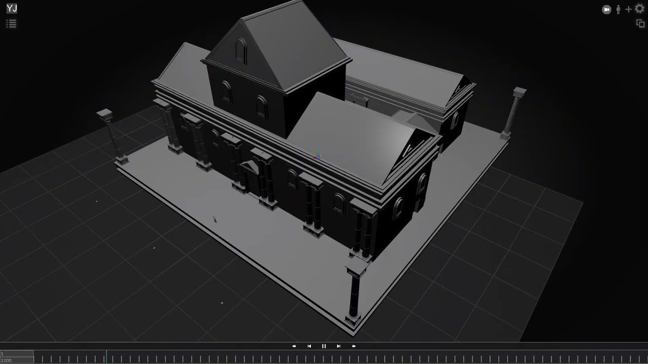 Projection Simulator with TouchDesigner - Youngjun Chang
