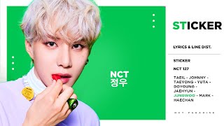 Download lagu NCT 127 - Sticker (Lyrics & Line Distribution) [inspired by random_k] mp3