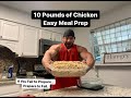 Cooking and Prep all my chicken for the week! Easy and Delicious