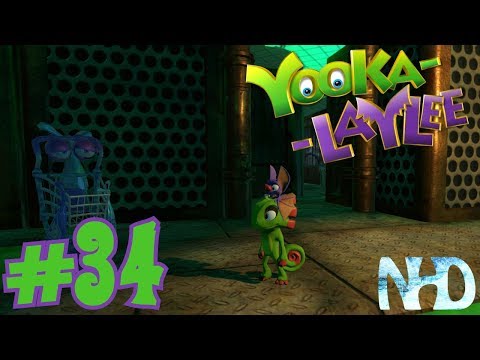 Let's Play Yooka-Laylee (pt34) Moodymaze Marsh - Race Maze