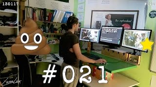 #021 | neuer Stehschreibtisch | Muss ich jetzt öfter sch***? ;)