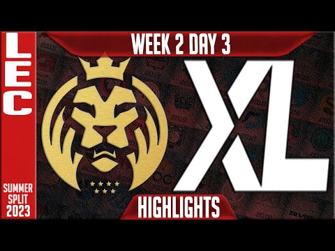 MAD vs XL Highlights | LEC Summer 2023 W2D3 | MAD Lions vs Excel