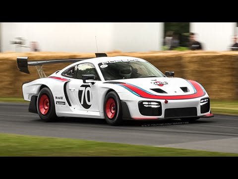 2019 Porsche 935 in action at Goodwood FoS: 3.8L Twin-Turbo Flat-6 Sound & Accelerations!