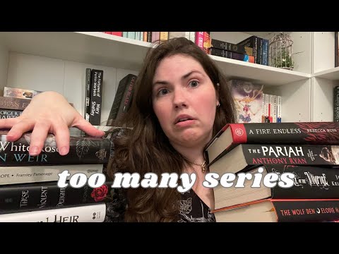 I’m in the middle of 20+ series | every book series I’m in the middle of