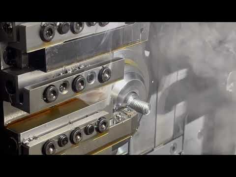 Segemented Threading Tsugami BO-325-III Swiss Lathe Video-101