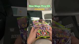 New Mega Ptcg M3 #pokemon #randombooster #pokemontcg #shorts #ptcg #shortvideo #m3  #pokemoncards
