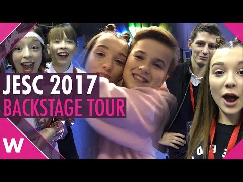 JESC 2017: FYR Macedonia's Mina Blazev takes us backstage