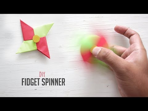 DIY Paper Fidget Spinner