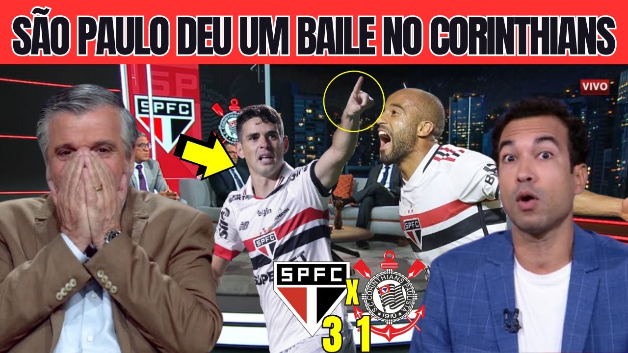 VERGONHA CORINTHIANA NO MORUMBI! SÃO PAULO DOMINA O JOGO, FAZ 3 A 1 E MOSTRA POR QUE É CHAMADO DE SO