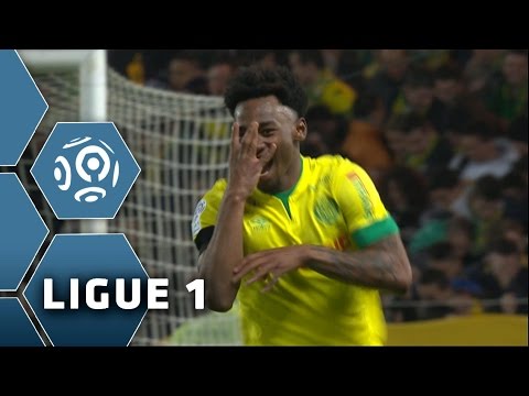 But Georges-Kévin NKOUDOU (45') / FC Nantes - Evian TG FC (2-1) -  (FCN - ETG) / 2014-15