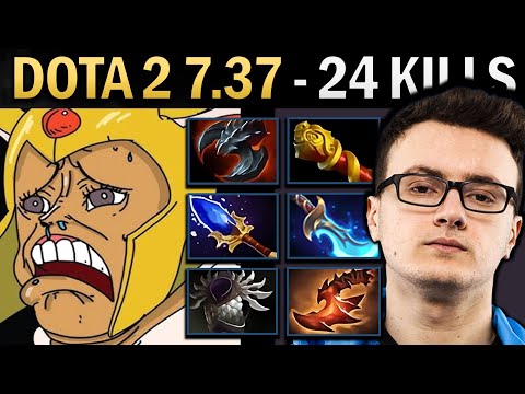 Legion Commander Gameplay Miracle with 24 Kills and MKB - TI14