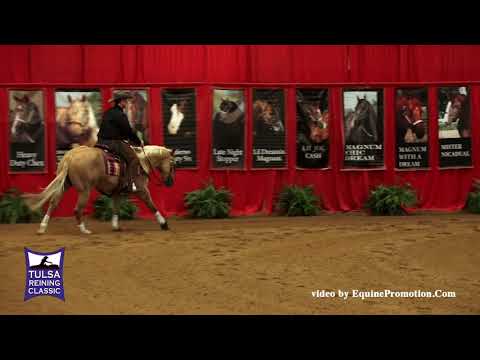 Peppy Lil Tinseltown ridden by Josh Tishman  - 2017 Tulsa Reining Classic (Dev. Horse Futurity)