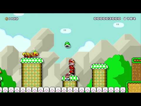 Throw or Headbutt (Again)? by thez - SUPER MARIO MAKER - NO COMMENTARY 1AW