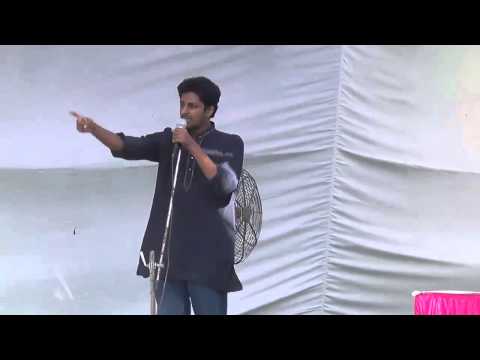 Balu S from SFI speaks at JNUSU Elections 2015-16 Debate