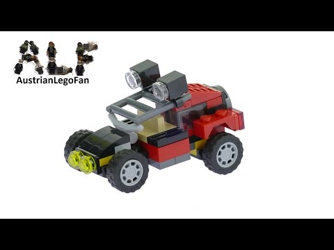 Vidéo LEGO Creator 31040 : Les bolides du désert
