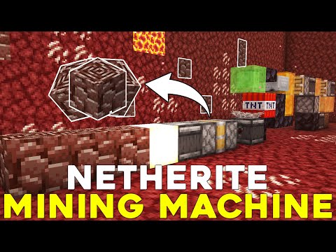 ÇOK KOLAY NETHERİTE BULMA !!! Minecraft: Netherite Makinesi Nasıl Yapılır ? l Minecraft Sistemler