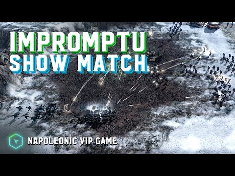 Space vs MasterLeaf - Napoleonic VIP Show Match with Spartacus - Kane's Wrath (Live Stream VOD)