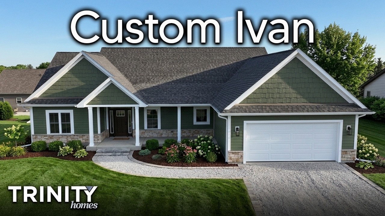 Custom Ivan | Ranch Style Home Tour | Wisconsin New Construction | Trinity Home Builders