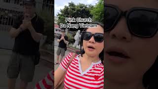 Pink Church in Da Nang Vietnam #shorts #shortsvideo #pink #church #vietnam #danang