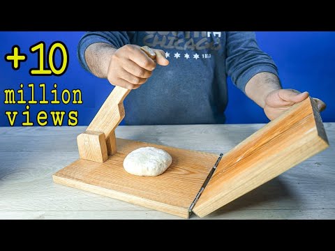 , title : 'طريقه صنع آلة ضغط العجين اليدوية / part 1- How to make a wooden roti machine for pizza and baking'