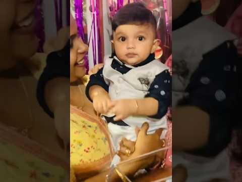 Birthday boy👼 #shorts #birthday #food #foodie #family #cake #birthdaycelebration #saranyabhaskar