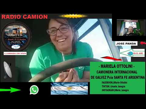 MARIELA OTTOLINI (MARIE) CAMIONERA INTERNACIONAL ARGENTINA DE GALVEZ Pcia. DE SANTA FE HISTORIA .