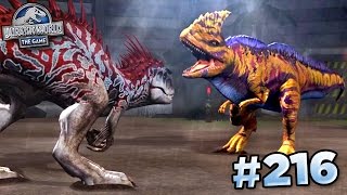 MAXED RAJASTEGA FIGHTS INDOMINUS!!!  Jurassic Worl