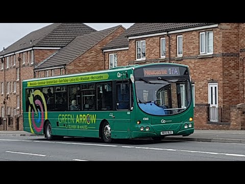 THRASH: Route X97 | NK51OLO/4948 - Go North East: Scania L94UB/Wright Solar