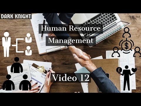 Human Resource Management Part 12 HR Organization